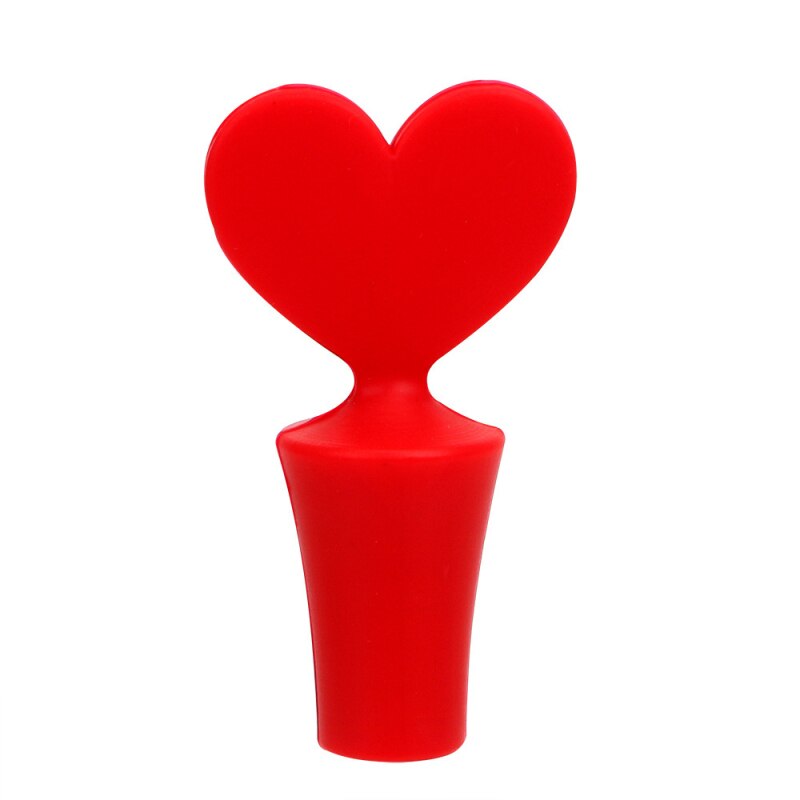 Bouchon de bouteille de bière et de vin en Silicone , mignon, en forme de Poker, sans fuite, bouchon en liège, outils de Bar, nouveauté bouchons de vin