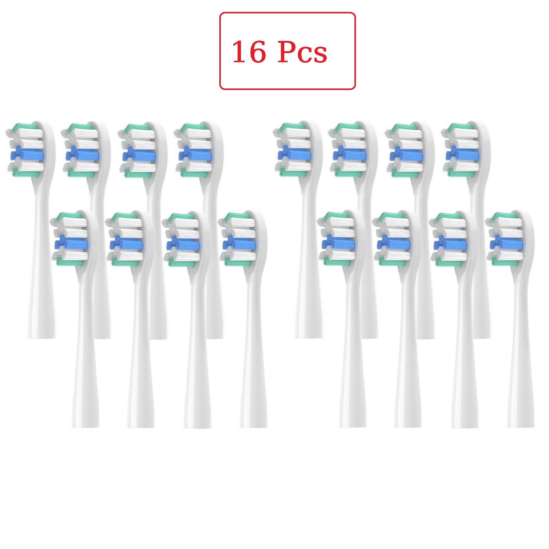 4/8/12/16 Pcs Replacement Brush Heads For usmile Electric Toothbrush Head Deep Clean Type / Soft Bristle Type: PURPLE