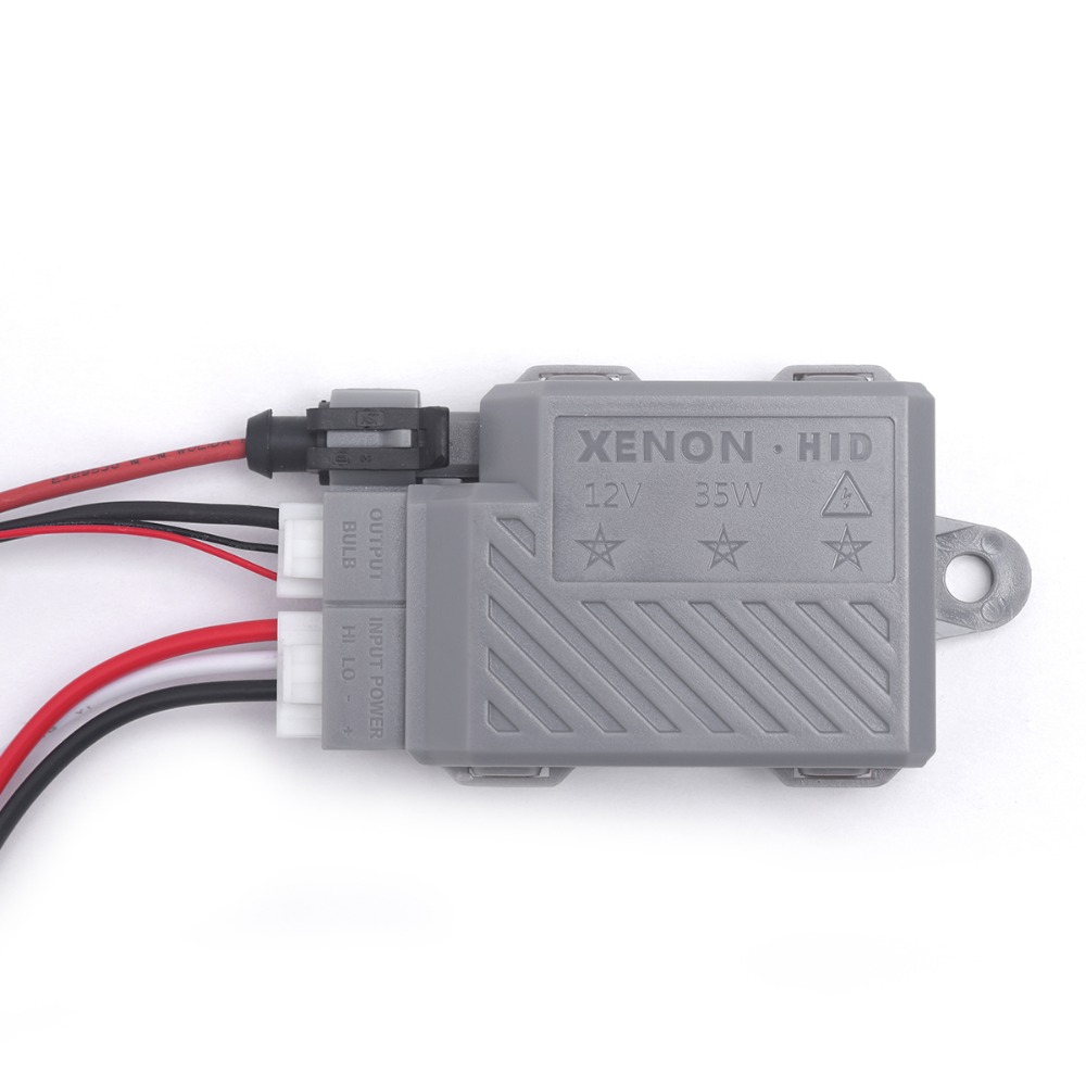 Balasto de motor de xenón de 35W para motocicleta, luces HID H4 BA20D H6 Hi/Lo 4300k 5000k 6000k 80000k 10000k, lámpara de bi alto/bajo