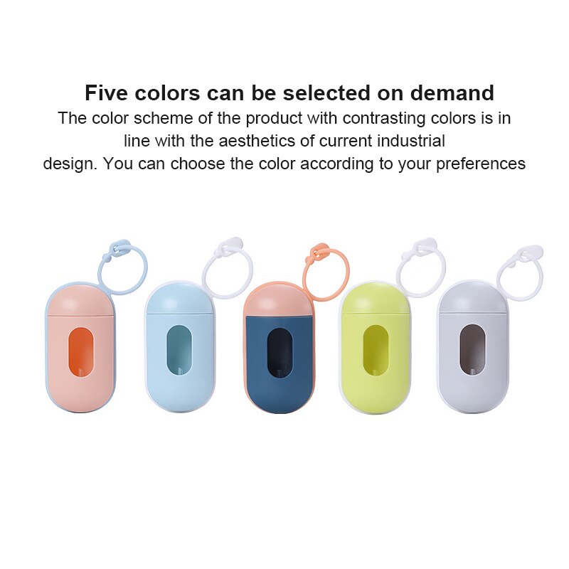 1Pcs Durable Pet Garbage Bag Dispenser Portable Outdoor Pet Garbage Bin Pet Defecation Eco-friendly Bag Dog