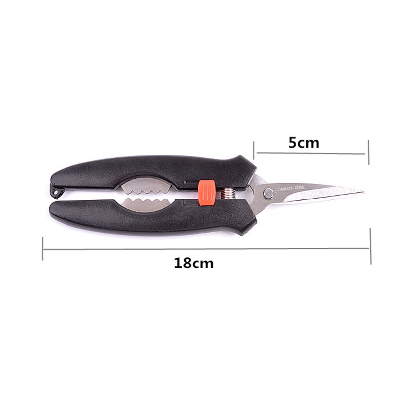 1 stk 18cm sjømatskalere skalldyr hummer krabbe rekeverktøy reke sakseskjær snip skallben cracker kjøkken tilbehør