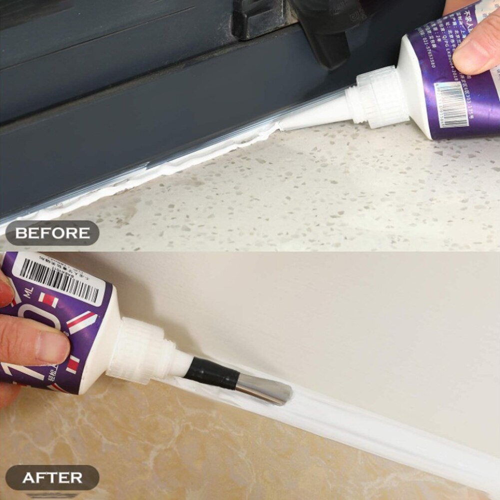 19 in 1 Stainless Steel Caulking Finisher Caulk Nozzle Applicator Set Silicone Sealant Finishing Tools Kit for Kitchen Bathroom