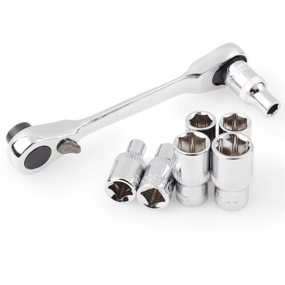 Mini 1/4inch Double Ended Quick Socket Ratchet Wre... – Grandado
