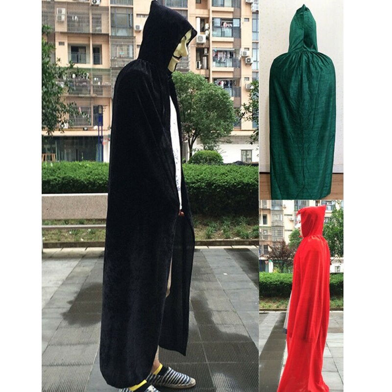 Gothic Losse Hooded Mantel Elf Carnaval Halloween Mantels Capes Kids Gewaad Speelgoed Grim Reaper Party Dress Up