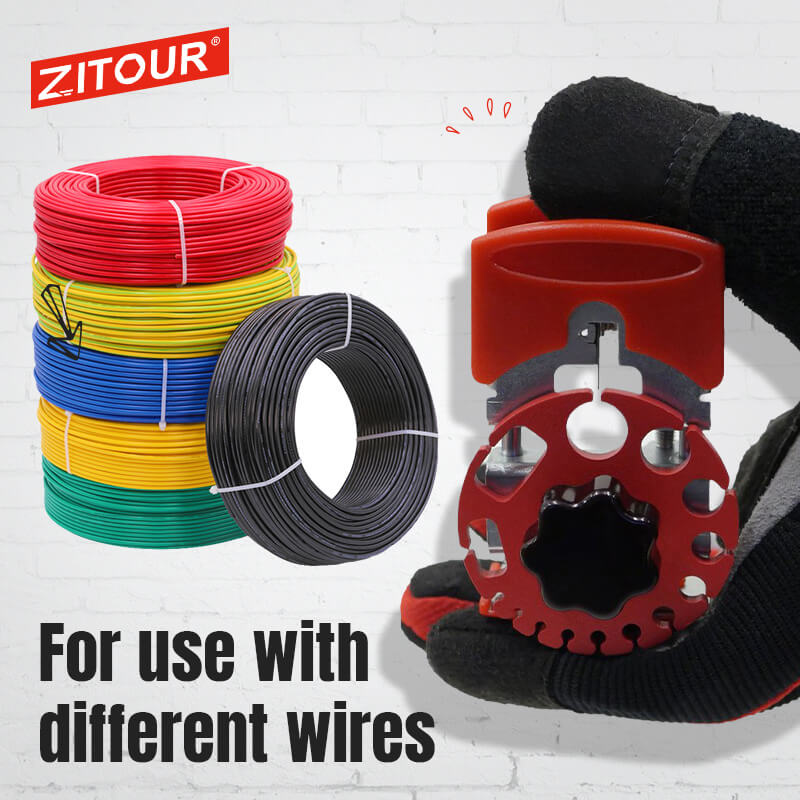 Zitour®Universele Handheld Quick Stripper Elektrische Draad Demolisher Draagbare Stripper Multi-Tool Krimpgereedschap Wire Cable Cutter