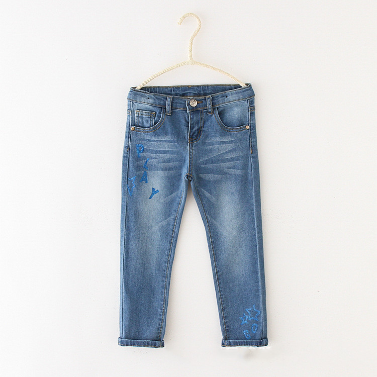 Lente Meisjes Jeans Kids Baby Jeans Voor Kinderen Jongens Meisjes Leggings Denim Broek Peuter Broek Meisjes Kinderen Broek Voor Jongen meisje 0-3Y