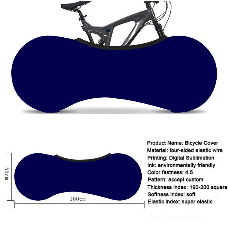 Hssee star serie cykel støvdæksel glat stretch stof mtb vejcykel indendørs støvdæksel passer til 26 " -28 " 700c cykeltilbehør