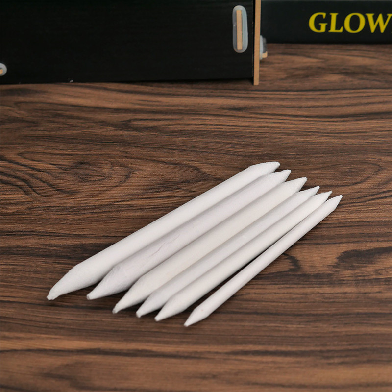6 uds. Pincel para bocetos, pincel para difuminar, pincel para bocetos, bolígrafo dibujo artístico, papel de lija, lápiz, herramienta para dibujar