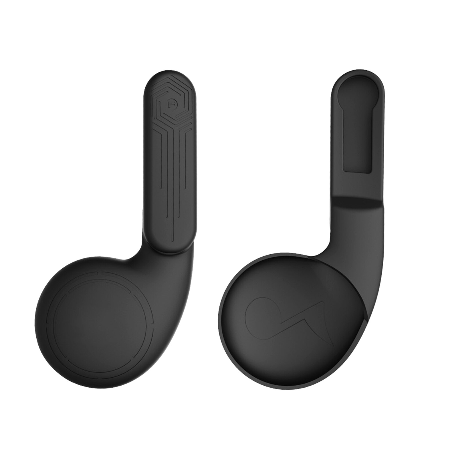 Silicone Ear Muffs For Oculus Quest 2 VR Headset Enhancing Sound Solution Noise Reduction Earmuffs For Quest 2 VR Accessories: Black