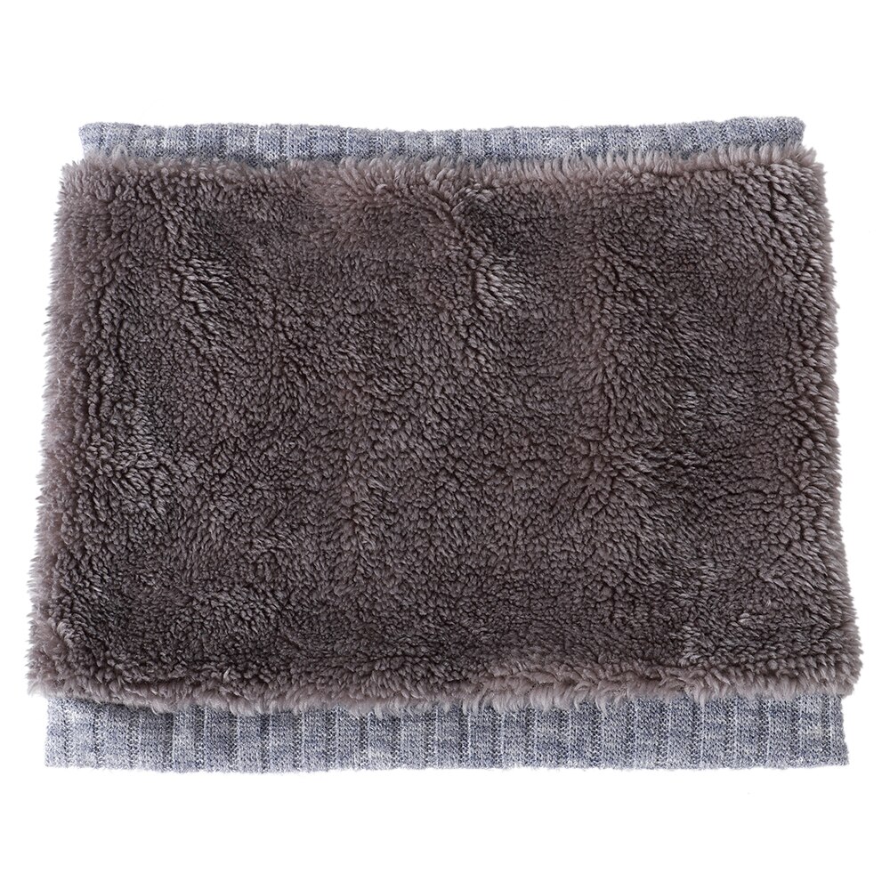 Foulard à rayures épaisses pour femmes et hommes, en velours, écharpe couleur unie, bonnet pour l'extérieur, protège cou, oreilles, bonnet d'hiver,