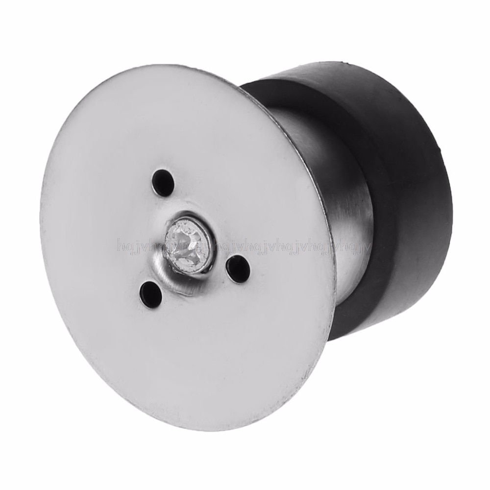 Deurstoppers anti-botsing roestvrij staal rubber stopper rond vloer gemonteerd  au11