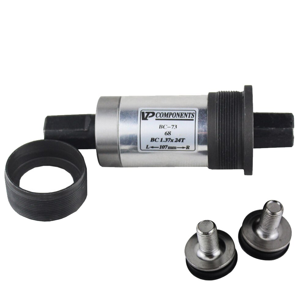 Bicycle BSA Bottom Bracket 111 113.5mm 122.5mm Quare Hole Crank Axis bicycle parts BB for Square Tapered Spindle Crankset