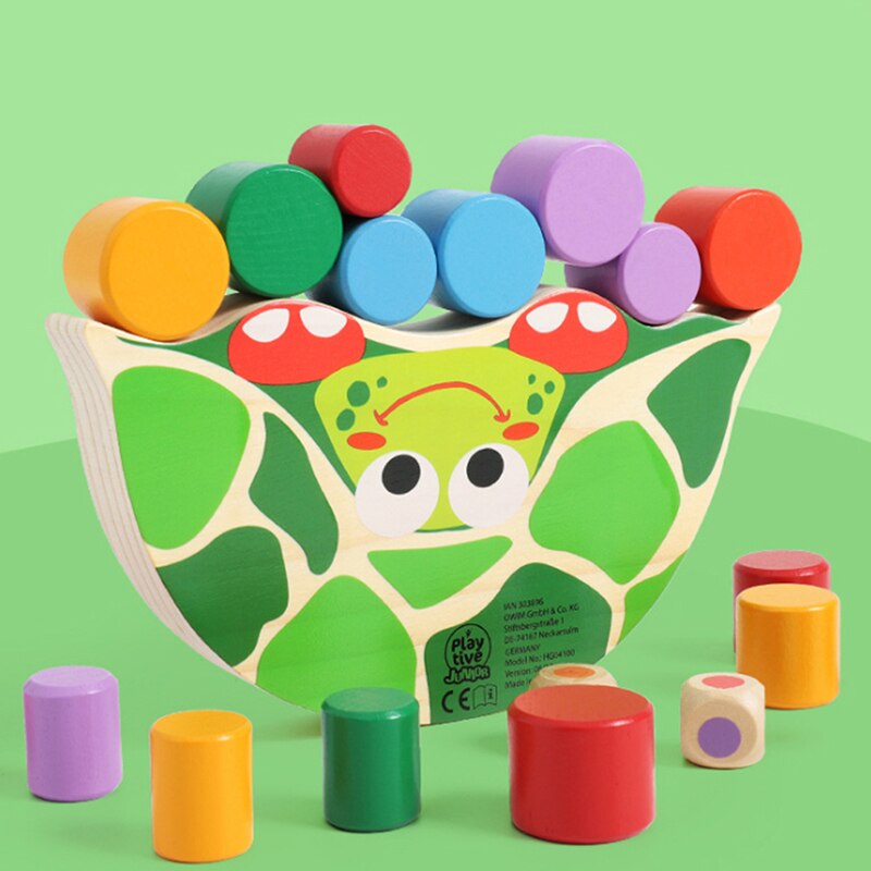 Creatieve Baby Leuke Speelgoed Hout Schildpad Balance Game Kids Educatief Speelgoed Voor Kinderen Houten Speelgoed Balancing Blokken Voor Kinderen