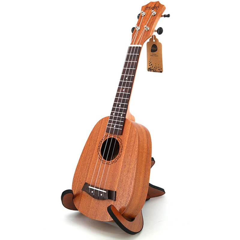 Petit Ukulele en forme d&#39;ananas de 21 pouces, Soprano, Uku, , 4 cordes, instrument de musique, touche en bois de rose