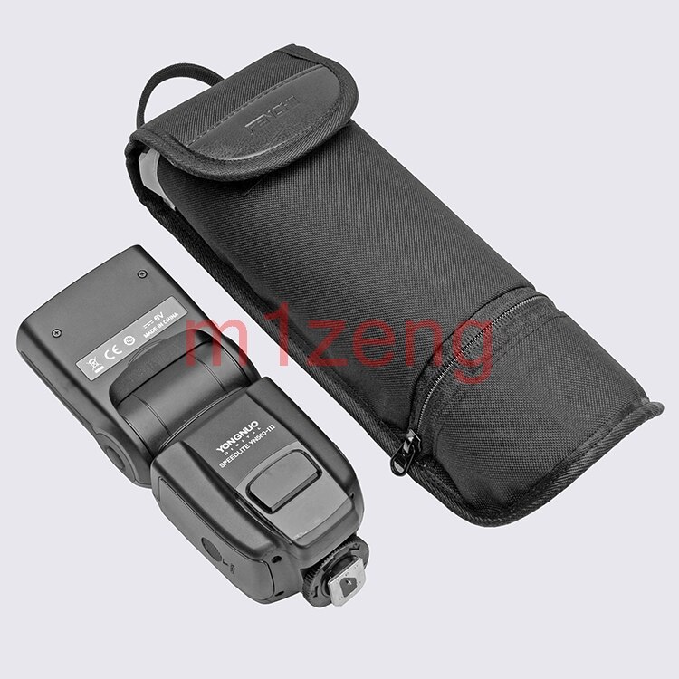 Flitser Flash Case Protector Pouch Cover kan de diffuser en batterijen voor Canon 430EX 580EX 430EX II 580EX II