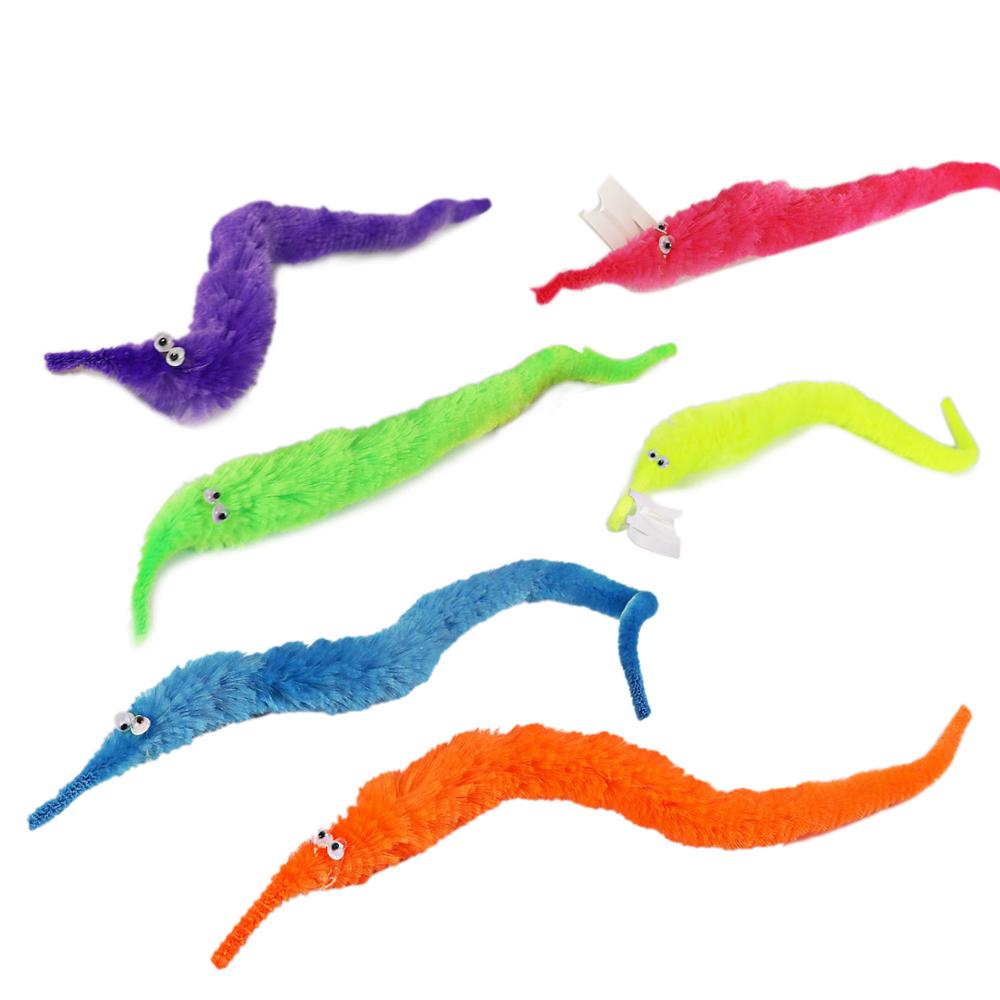 24/64Pcs Wurm Auf EINE String Fuzzy Trick WormToy Party Favors Tasche Füllstoffe Weihnachten Stocking Stuffer Assorted farben für Kinder