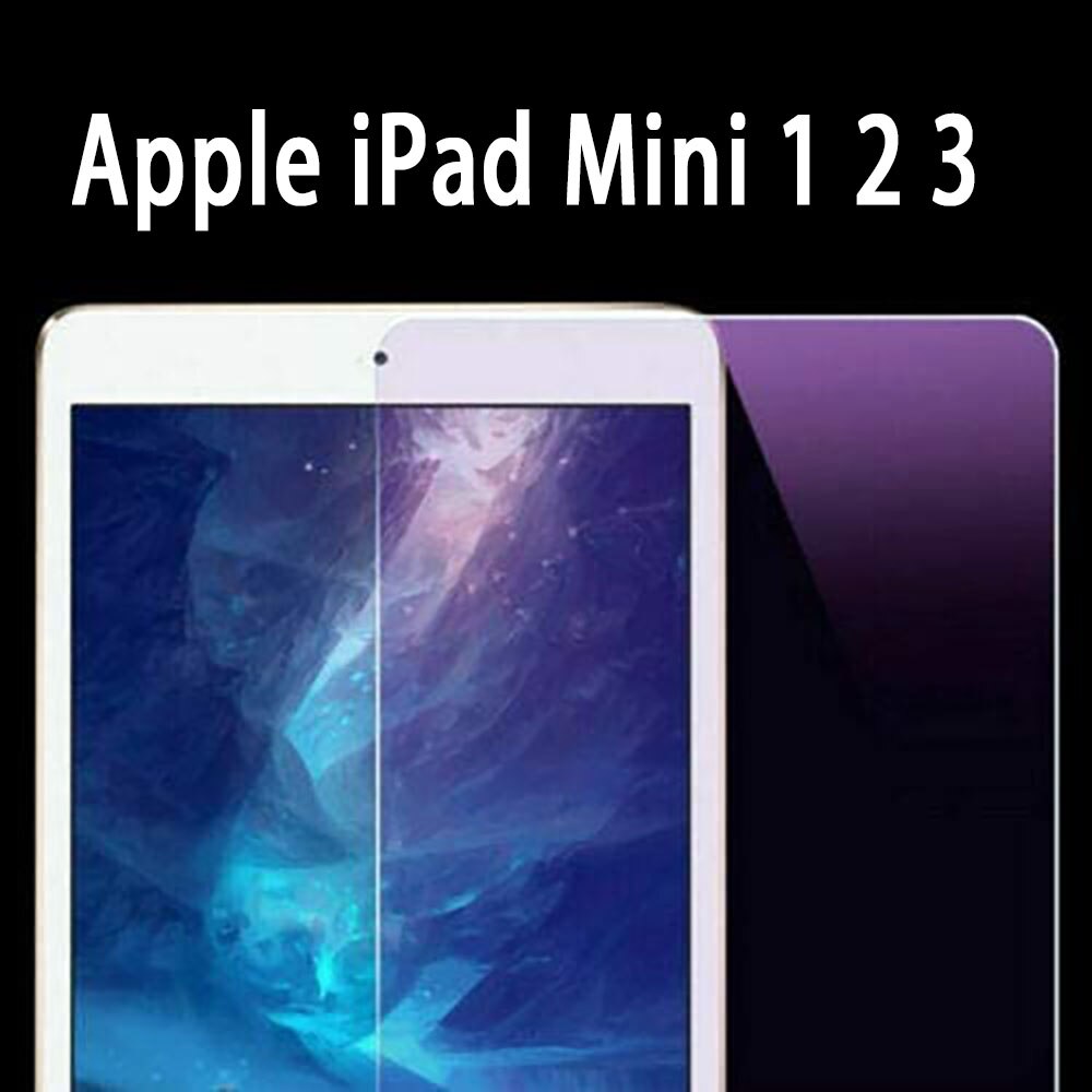 2 PCS For Apple iPad 2 3 4 5 6 7 8/AIR 1 2 3 4/Mini 1 2 3 4 5 7.9" /Pro 9.7"/Pro 10.5“/Pro 11 -Tempered Glass Screen Protector: iPad Mini 1 2 3