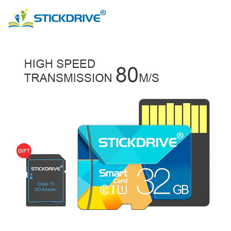 Carte sd klasse 10 32gb microsd 8gb 16gb sd-kort 64gb minnekort 32gb mikro sd-kort cartao de memoria 128gb med gratis adapter