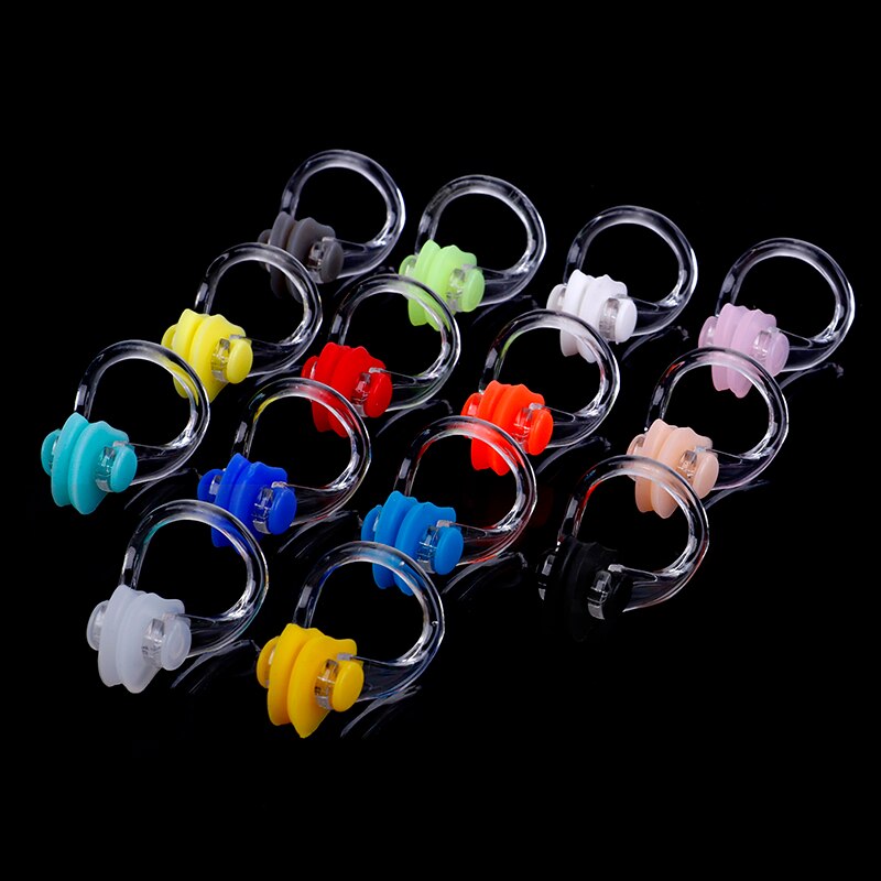 Reusable Soft Silicone Swimming Nose Clip Comfortable Diving Surfing Swim Nose Clips For Adults Children