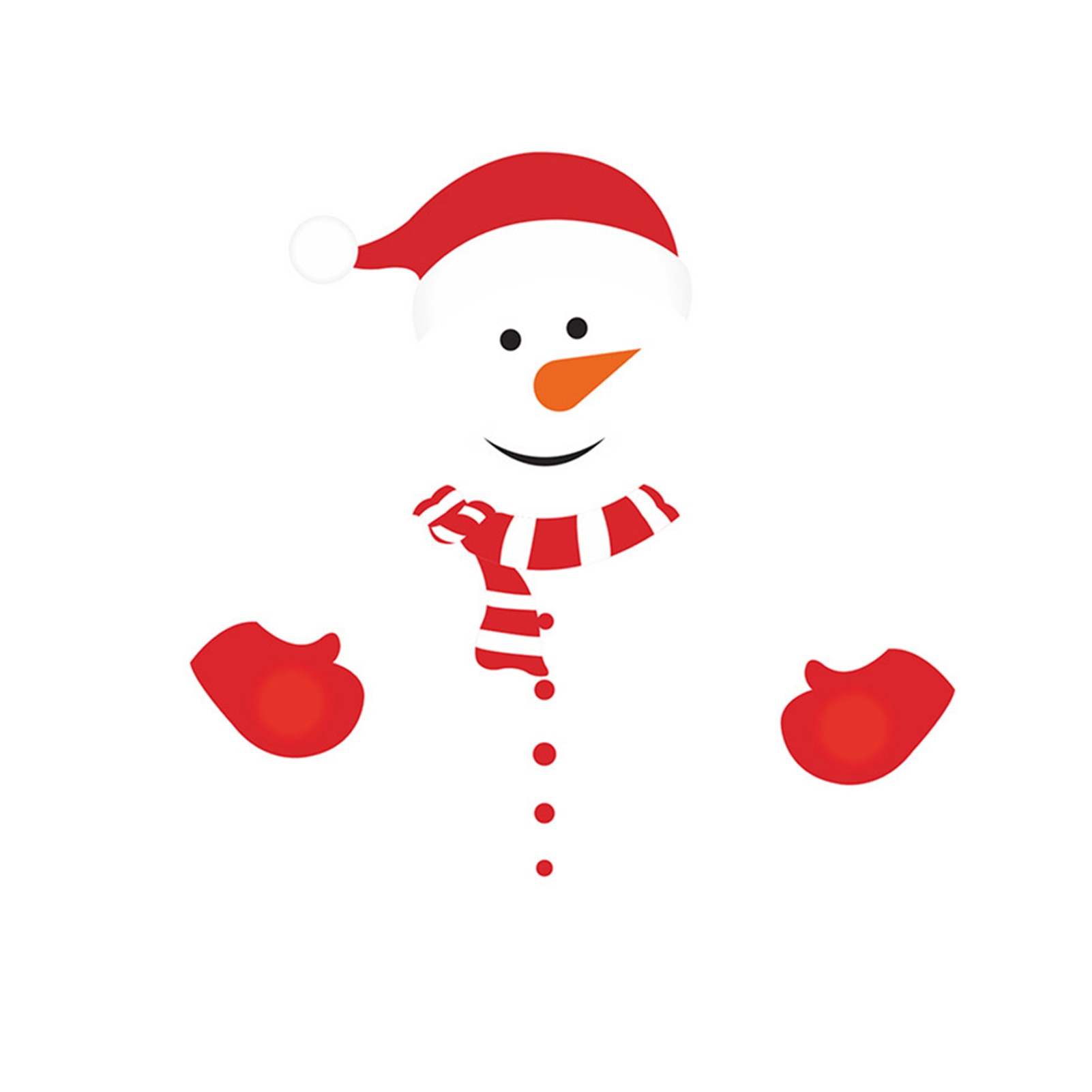 Expression Home Decor Festival Fridge Magnets Refrigerator Sticker Party Supplies Christmas Wall Cute Snowman Removable Door DIY