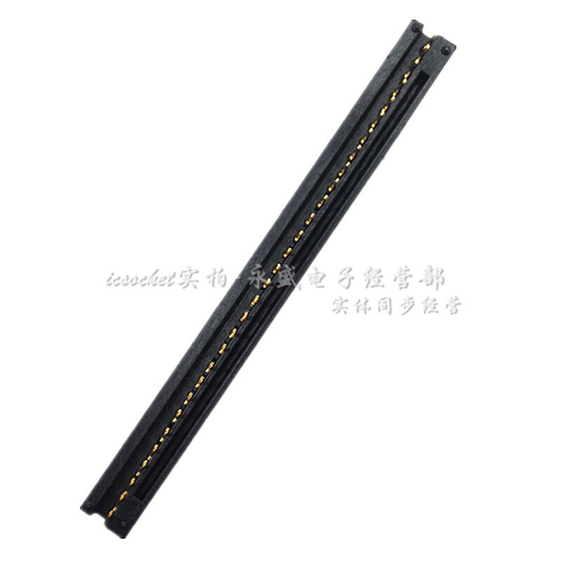 IC Burning Seat 30P Single Row Aging Seat SIP30 Aging Test Seat Gold-plated High Temperature Resistant 2.54MM Socket