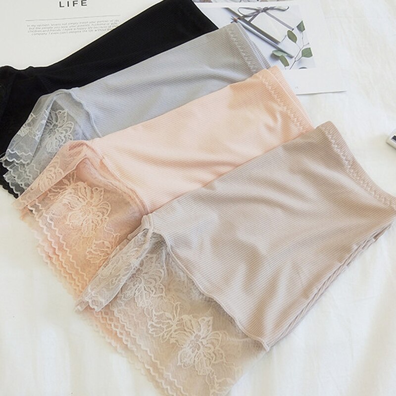 Women Safety Shorts Lace Breathable Boy Shorts Lady Seamless Underwear Short Pants Under Skirts Shorts