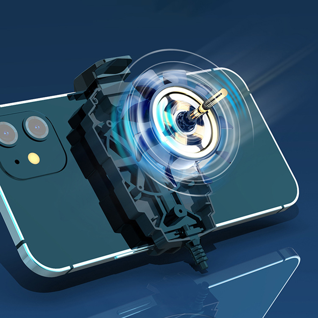 Handy-live-übertragungskühler mit ladekabel für smartphones, gaming-handys, , 4.7-7.5- zoll-handy-wärmeabstrahlungs-lüfter