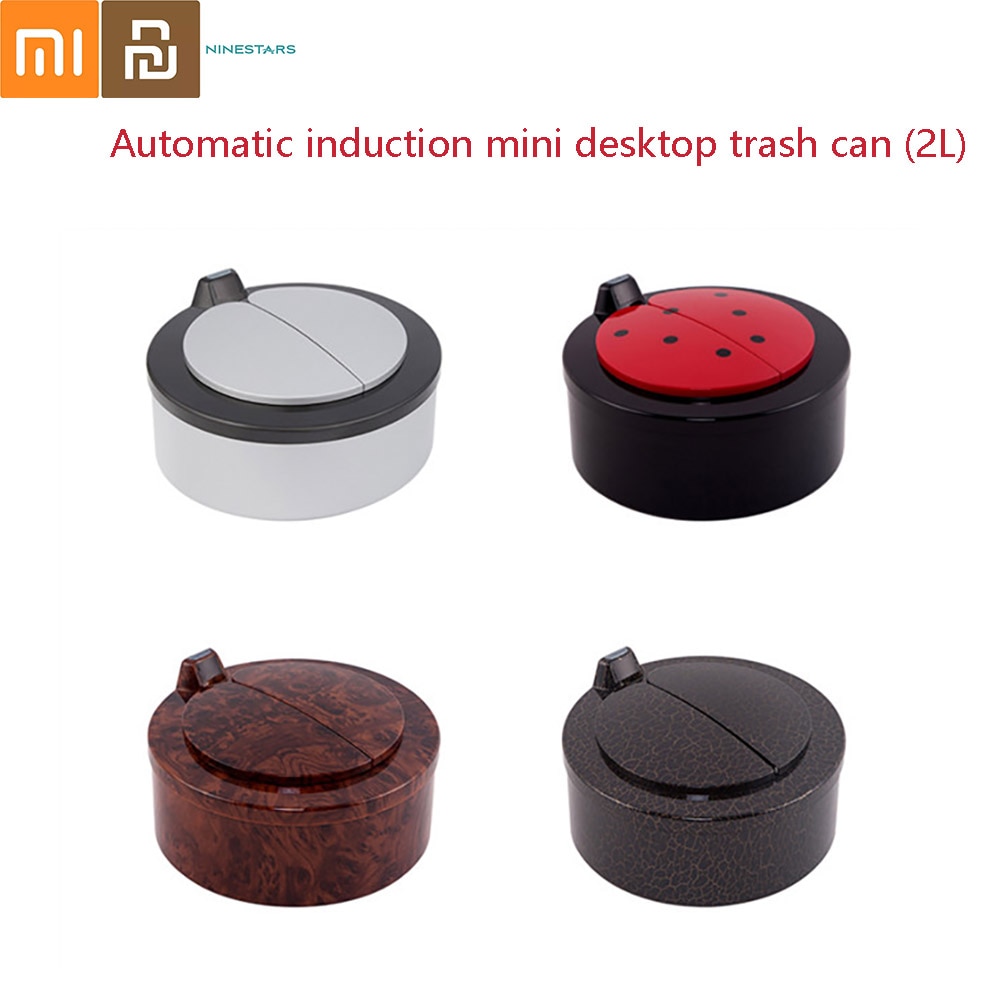 Ninestars NST Smart Desk trash can induction home desktop mini trash can table trash can candy storage bucket From xiaomi youpin