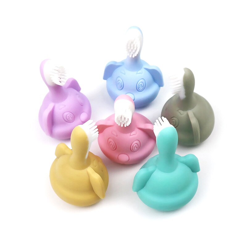 Baby Zahnbürste Molaren Bar Silica Gel Produkte Nette Spielzeug Hund Beißen Le Lebensmittel-grade Silica Gel Non-latex produkte Silica Gel Molaren Bar