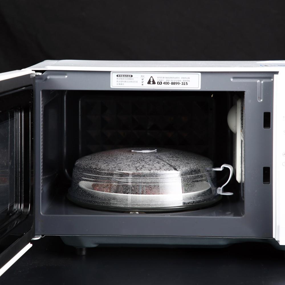 1pc Plastic Food Cover Table Food Splatter Guard Protector Food Dish Cover Microwave Hover Anti-Sputtering Cover Kitchen Tools