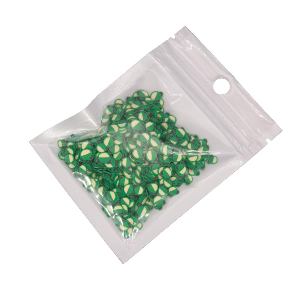 30g Smile Frog Monkey Bread Banana Alien Shape Polymer Clay Slices Sprinkles for Crafts Making DIY Slimes Acrylic Resin Filler: 2 small thick