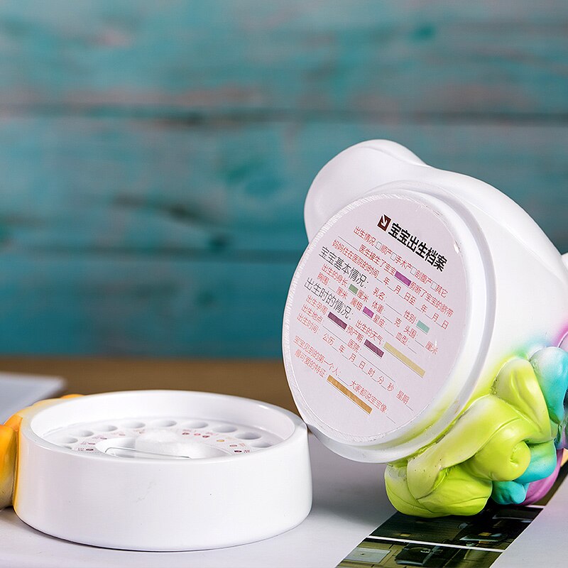 Lovely baby teeth Memorial Box Girl preservation box teeth storage box baby children's teeth box