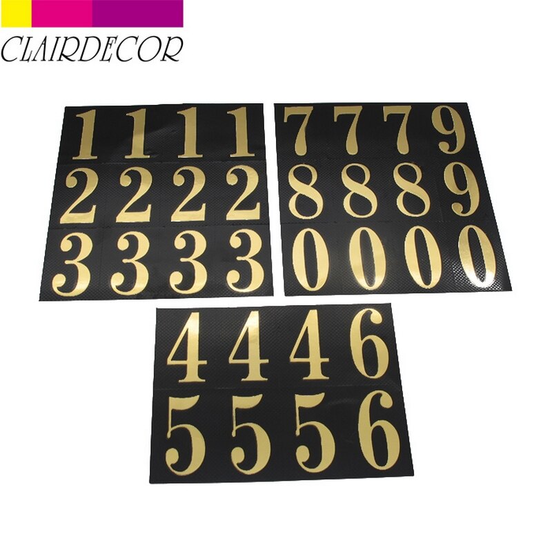 ADHESIVE NUMBERS SET adhesive mylar numbers provide an easy stick on application and are ideal solution for many projects