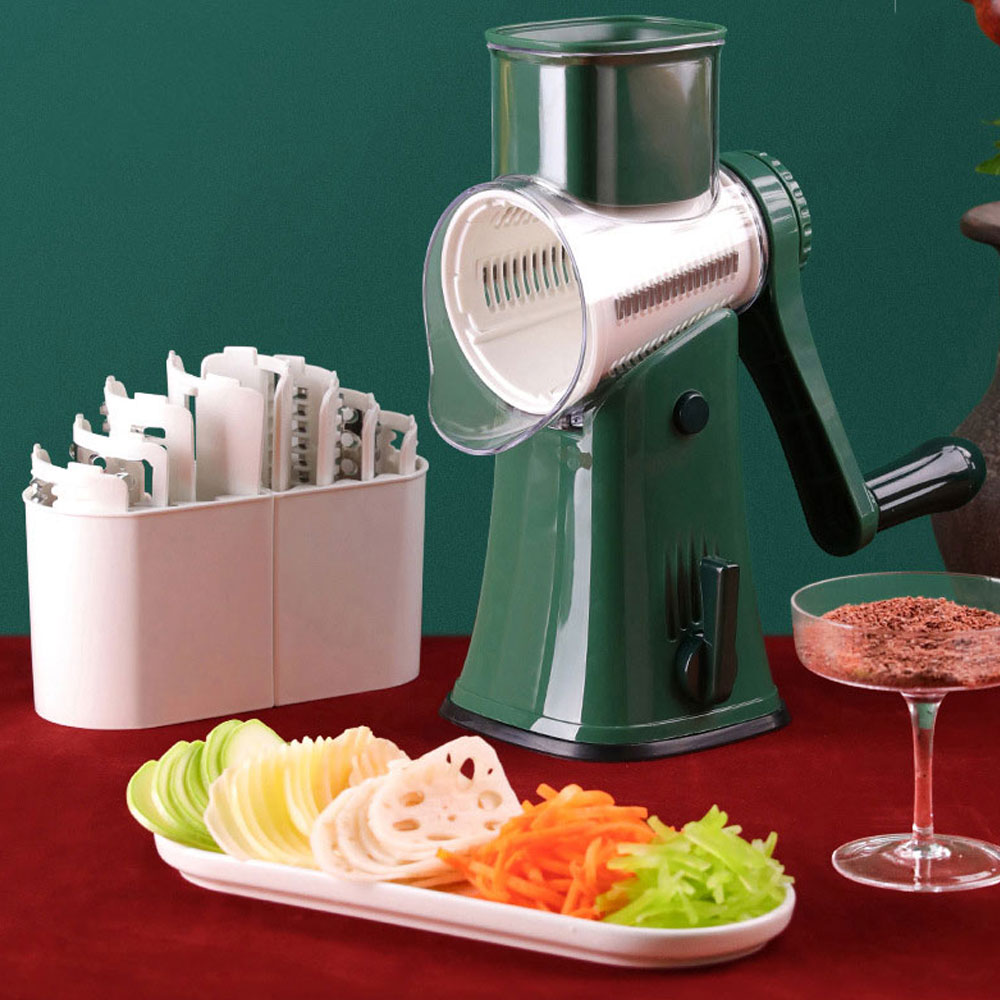 Hachoir à légumes manuel, accessoires de cuisine, râpe multifonctionnelle, tambour, coupe-légumes, Gadgets ménagers, outils, ustensiles