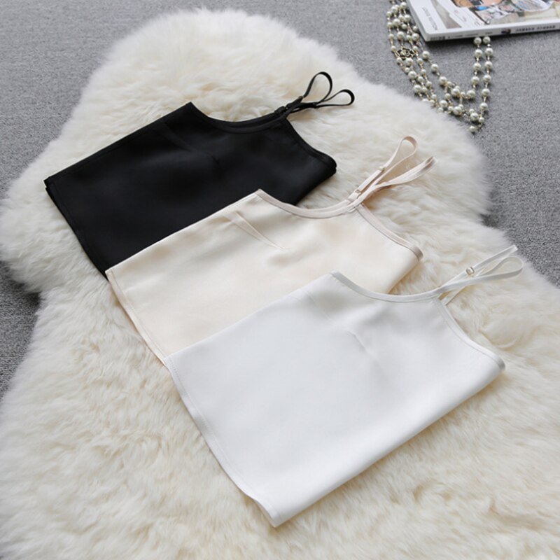 basique rafraichissant crop top debardeur femmes sexy dentelle tank camisole blanc court haut femme été tops noir satin sans manche lingerie caraco débardeur stylé ete croptop bustier resille gilet fines bretelle porno