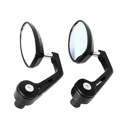 Specchietti Retrovisori Neri Per Moto Harley Davidson Street Glide, Electra Glide, Ultra Limited (2014+) Con Montaggio Su Carenatura Batwing - 2