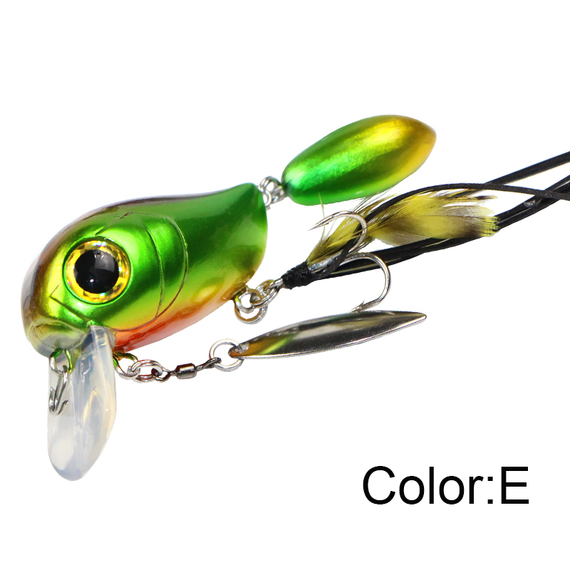 Histolure fiske sluk  sa40 sveiv 40mm 8g 12 farger flytende sluk bass gjedde wobblere crankbait: Sa40 e