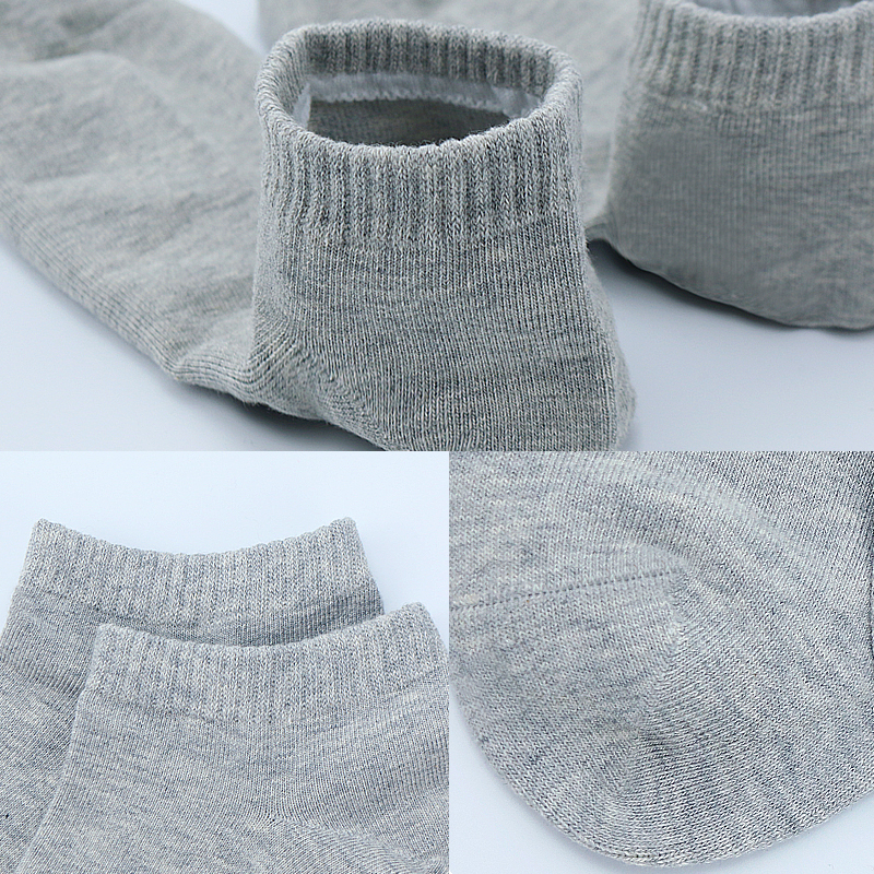 5 Paar Low Cut Heren Sokken - Ademend Katoen Enkelsokken - Zakelijk Sport Casual