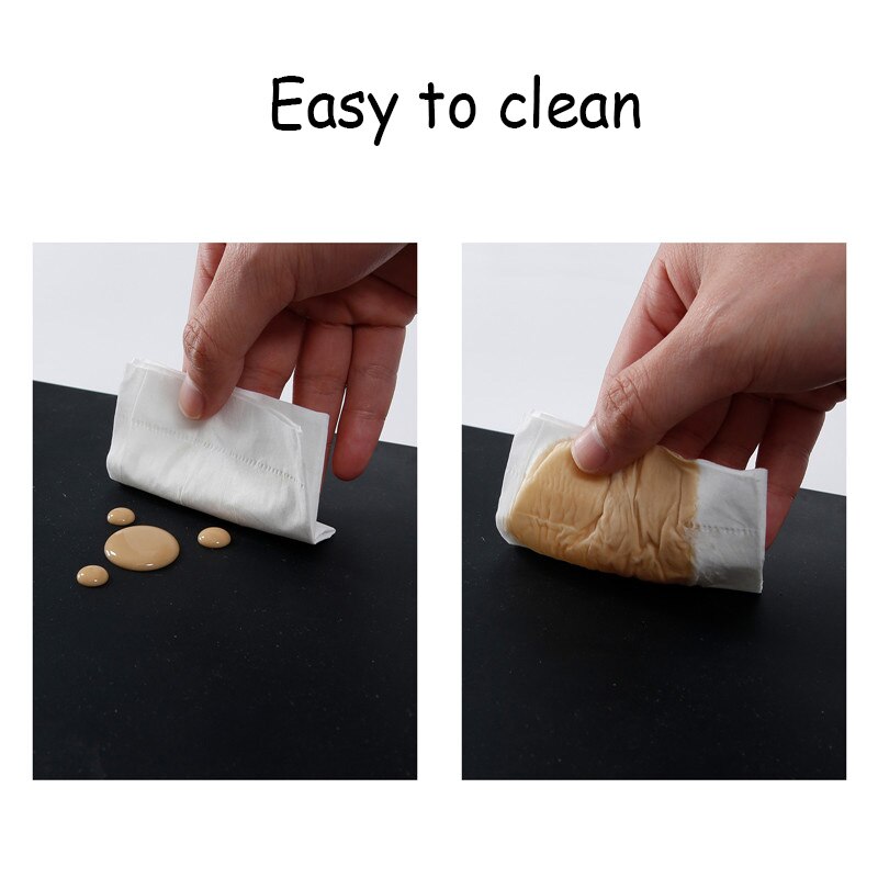 Set of 4 Silicone Placemats for Kitchen Dining Table Mat Set Heat Insulation Anti-Skidding Washable Durable Waterproof Kids Grey