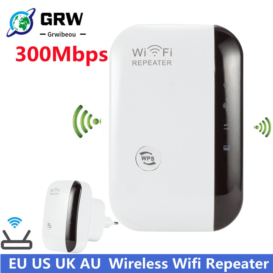 Ripetitore WiFi 2.4Ghz estensore Wifi senza fili amplificatore di rete Wi-Fi 300Mbps 802.11N ripetitore di segnale Wi-fi a lungo raggio Repiter Wifi