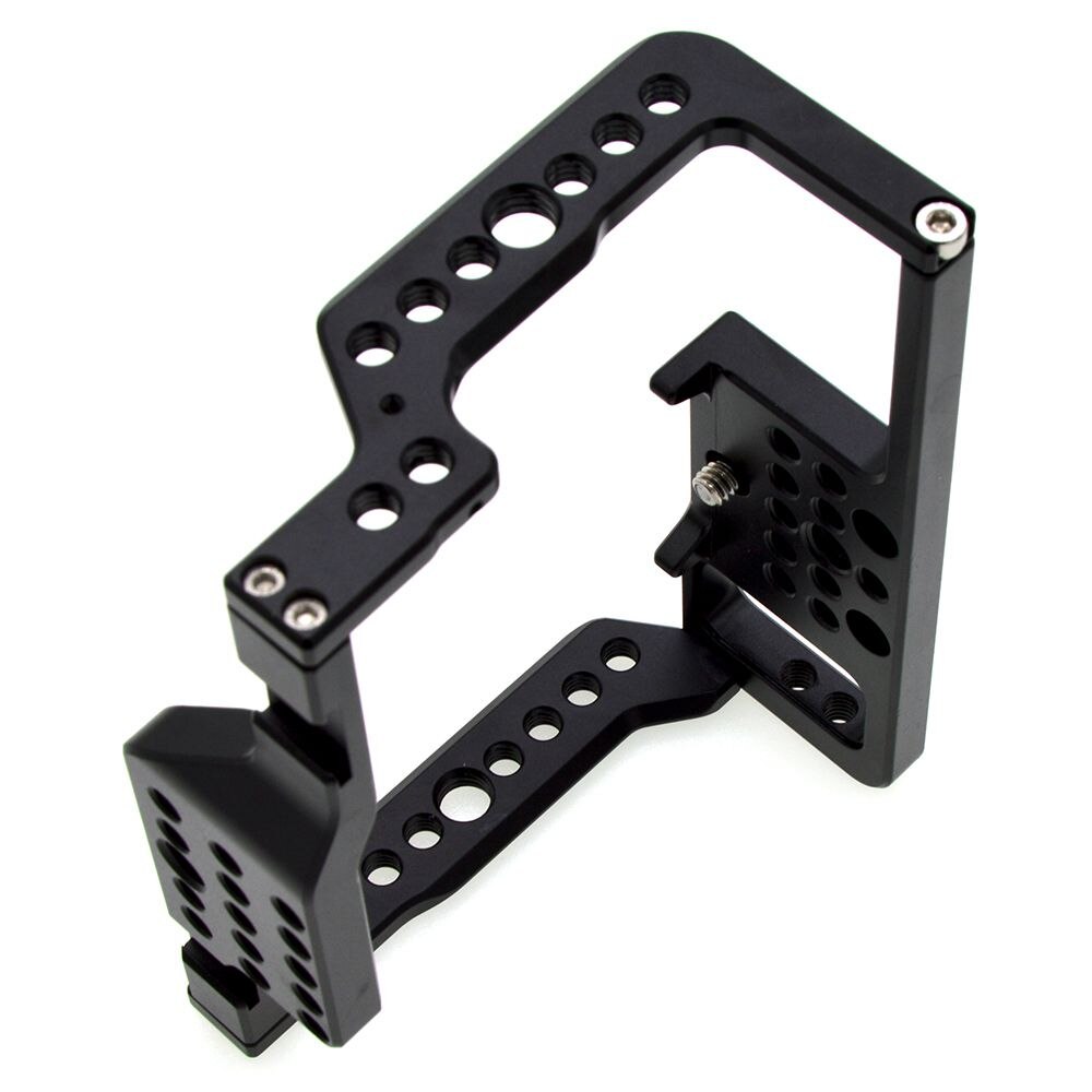 Andoer Aluminum Alloy Camera Cage Stabilizer Video Film Movie Photography Camera Cage for Panasonic Lumix DMC G85/G80 Cameras