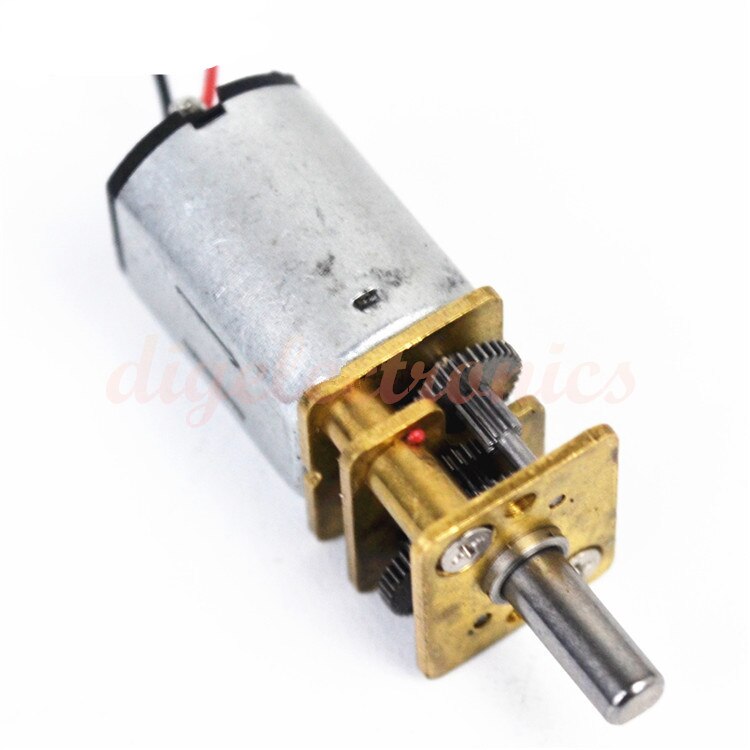 DC3V/3.7V/5V/6V N20 Mini Micro Metal Gear Motor Low Speed Motor 55rpm/Min Gear Wheel DC Motors Gear Reduction Motor