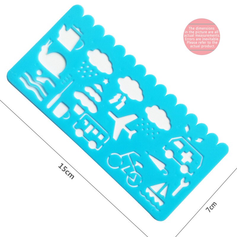 4 Stks/set Kinderen Plezier Plastic Tekening Sjabloon Spirograph Espirografo Speelgoed Stencil Heerser Diy Creatieve Draw Onderwijs Speelgoed