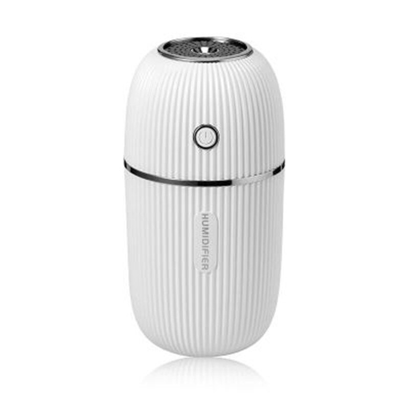 300Ml Automobiles Mini Luchtbevochtiger Draagbare Auto Usb Luchtverfrisser Cool Mist Luchtbevochtiger 4 Kleur Voor Auto Elektrische Accessoires: white