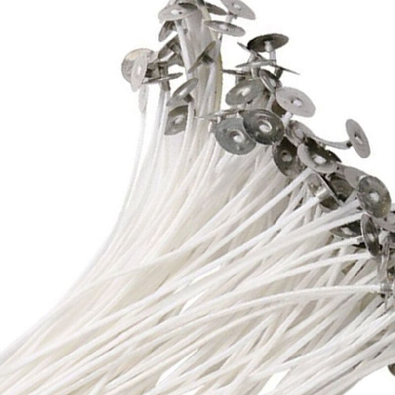! 500PCS 9cm Cotton Candle Wick Flameless Wick Candle Making Birthday Christmas Candle