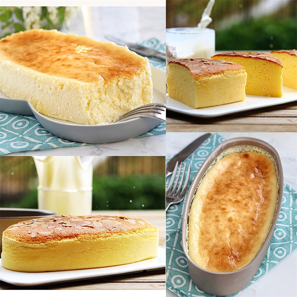 23 Cm Ovale Anti-aanbak Pannen Koolstofstaal Cakevorm Cheesecake Brood Brood Pan Bakvorm Pie Tin Lade Bakvormen Tool accessoires
