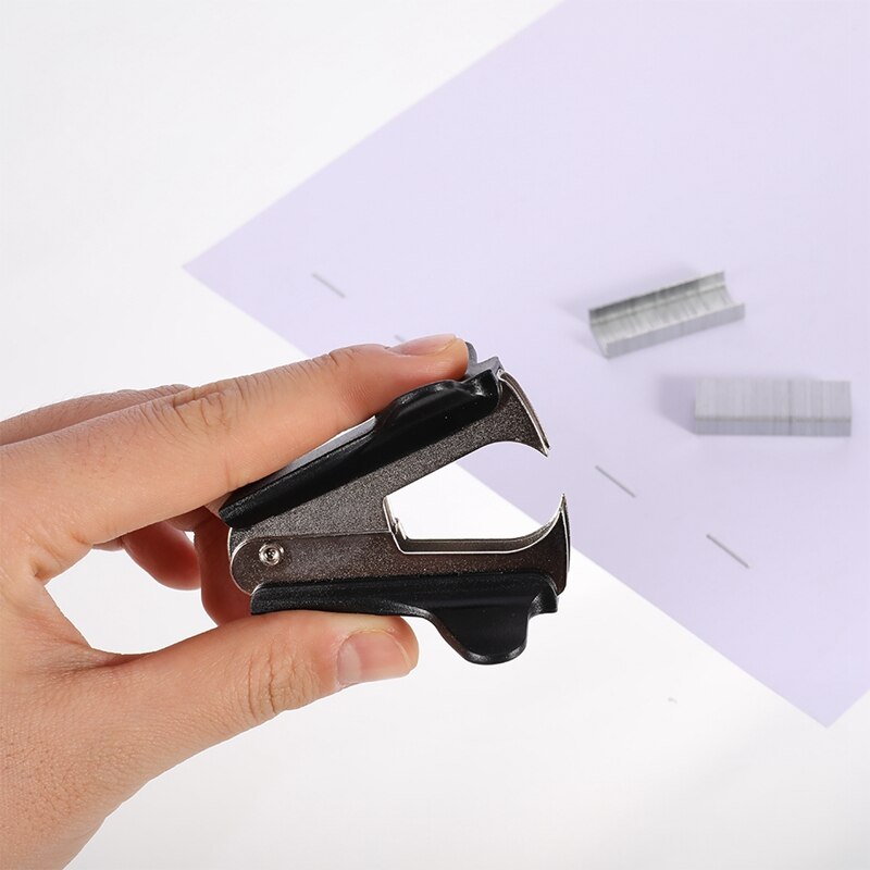 2 pcs Mini Portable Standard Metal Staple Remover Nail Pull Out Extractor School Office Tool Labor-saving Staple Puller