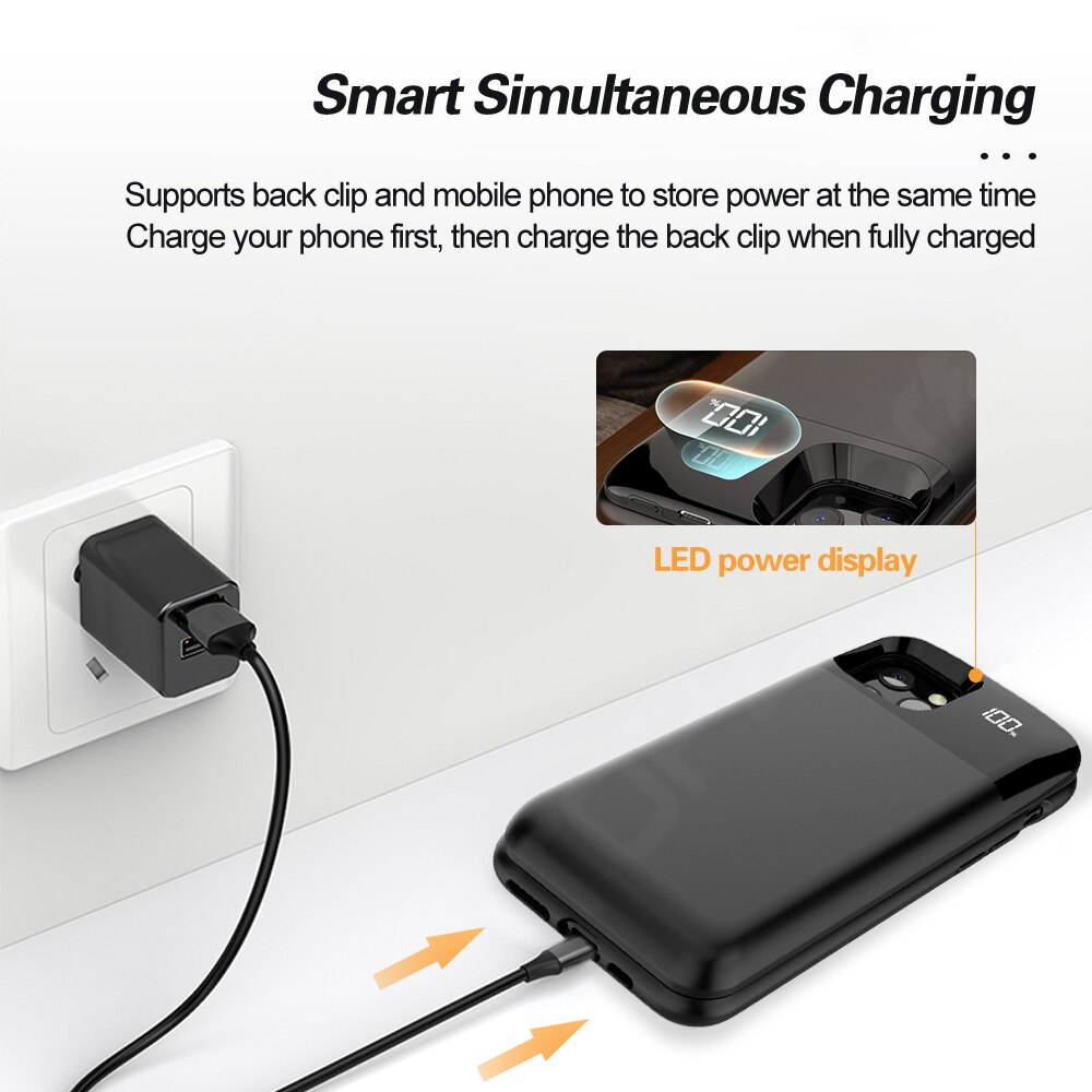 etui na baterie robić iPhone X XS XR XS MAX oddzielny wyświetlacz cyfrowy doprowadziło etui na Powerbank robić iPhone 11 zawodowiec MAX etui robić ładowania baterii