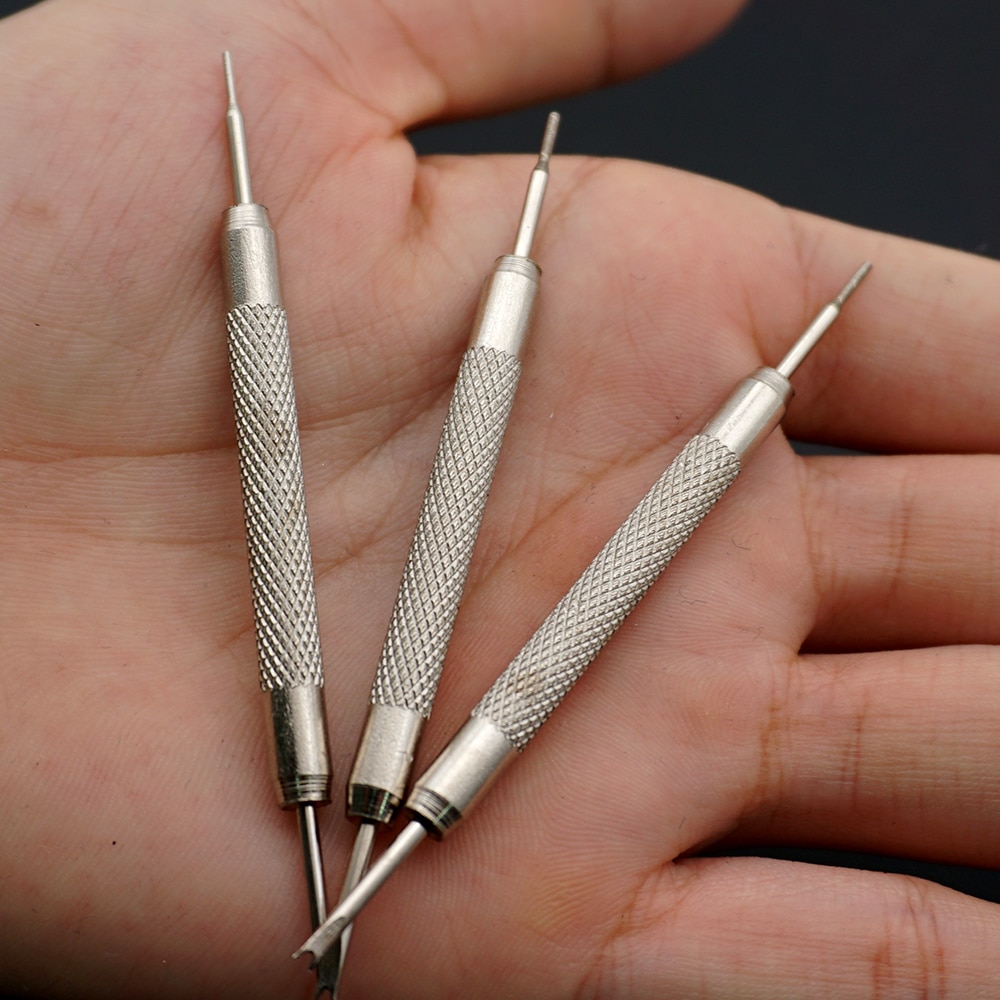 Double-Headed Stainless Steel Watch Band Spring Bar Pins Tool Spring Link Pin Remover For Watch Band