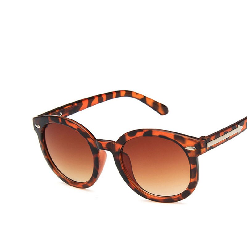 Jongens Zonnebril Classic Brand Plein Frame Childrene Zonnebril Anti-Uv Goggle Kids Brillen Voor Meisjes Gafas: leopard